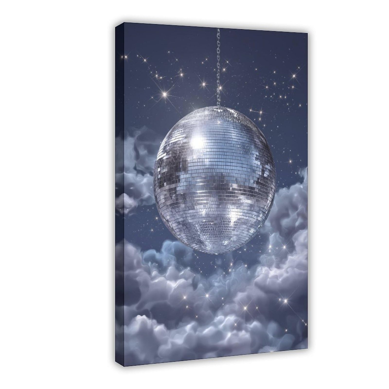 MRYCQ Celestial Disco Ball Poster Canvas Poster for Office Decor Gift