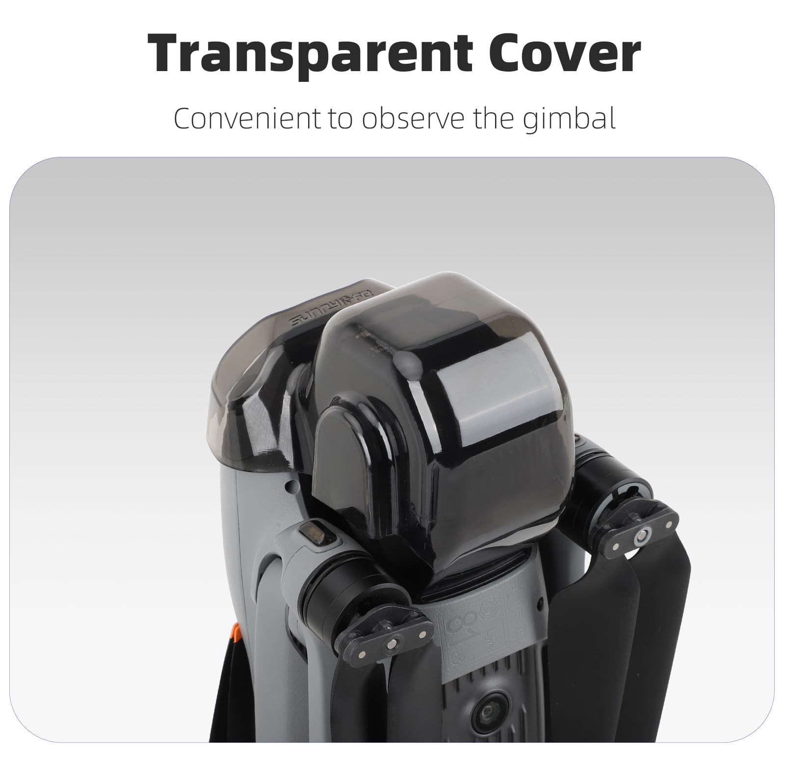 Protezione Obiettivo E Gimbal Per DJI Air 3S, Copriobiettivo Trasparente In Plastica, Antigraffio E Antipolvere, Accessorio Di Sicurezza Per Droni - 3