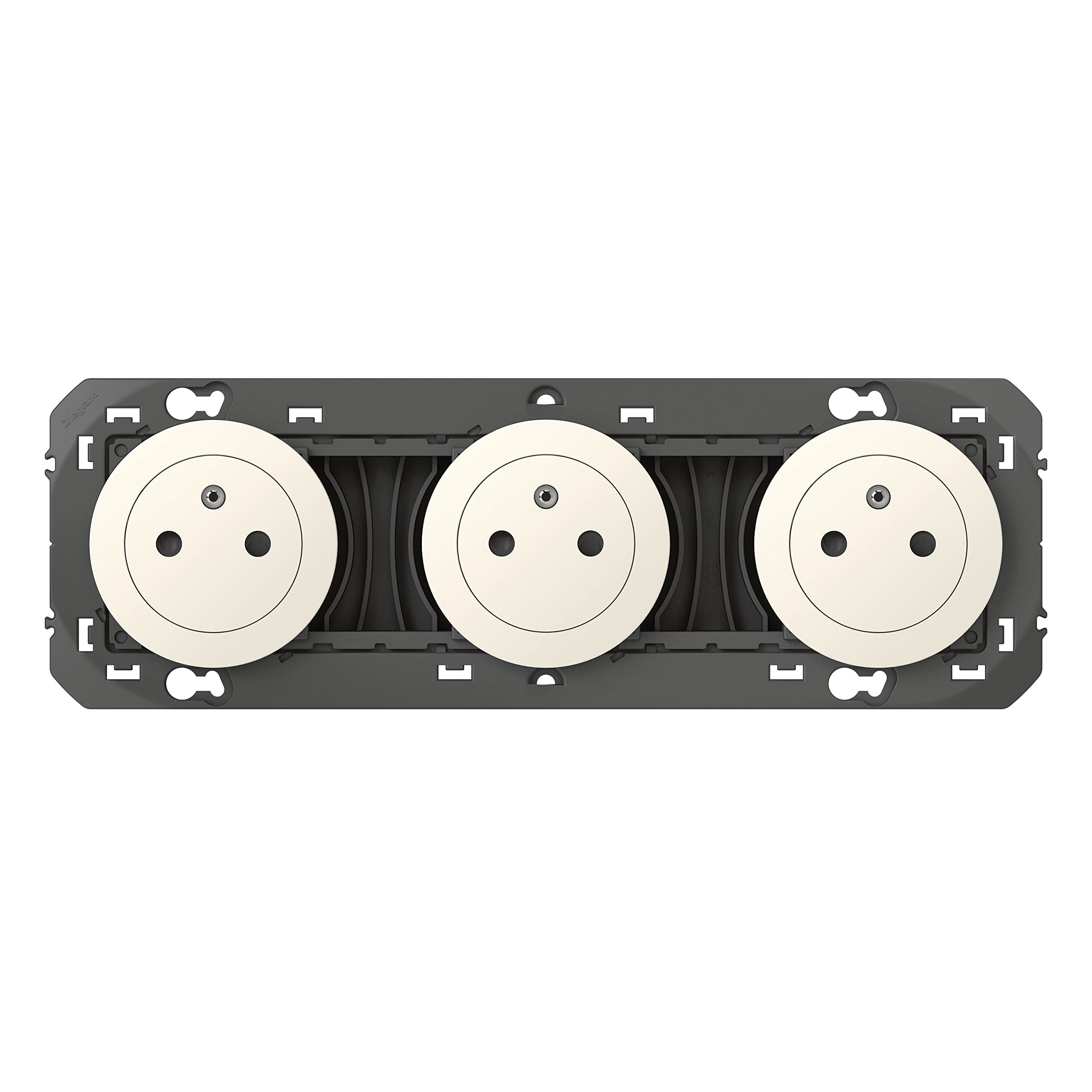 Legrand - Doppia Presa Di Corrente 2P+T Superficie Dooxie 16A