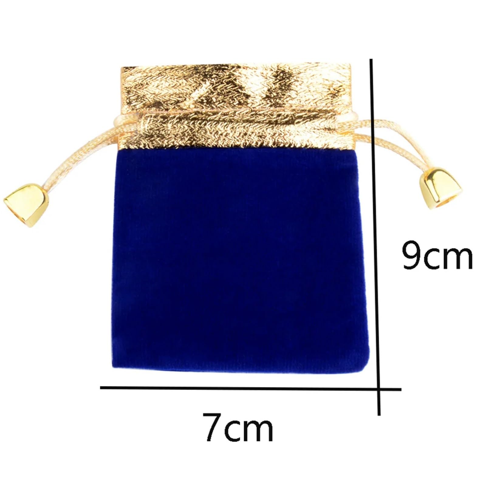 Geschenkbeutel 25 Stück Samtbeutel mit Kordelzug in goldener Farbe, 7 x 9, 9 x 12, 12 x 16 cm, for Weihnachten, Hochzeit, Schmuck, Verpackung(Mixed,12X16CM_25PCS)