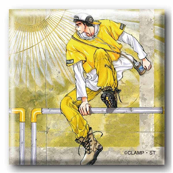 Amazon.co.jp: CLAMP X エックス スクエア缶バッジ 有洙川空汰 : おもちゃ