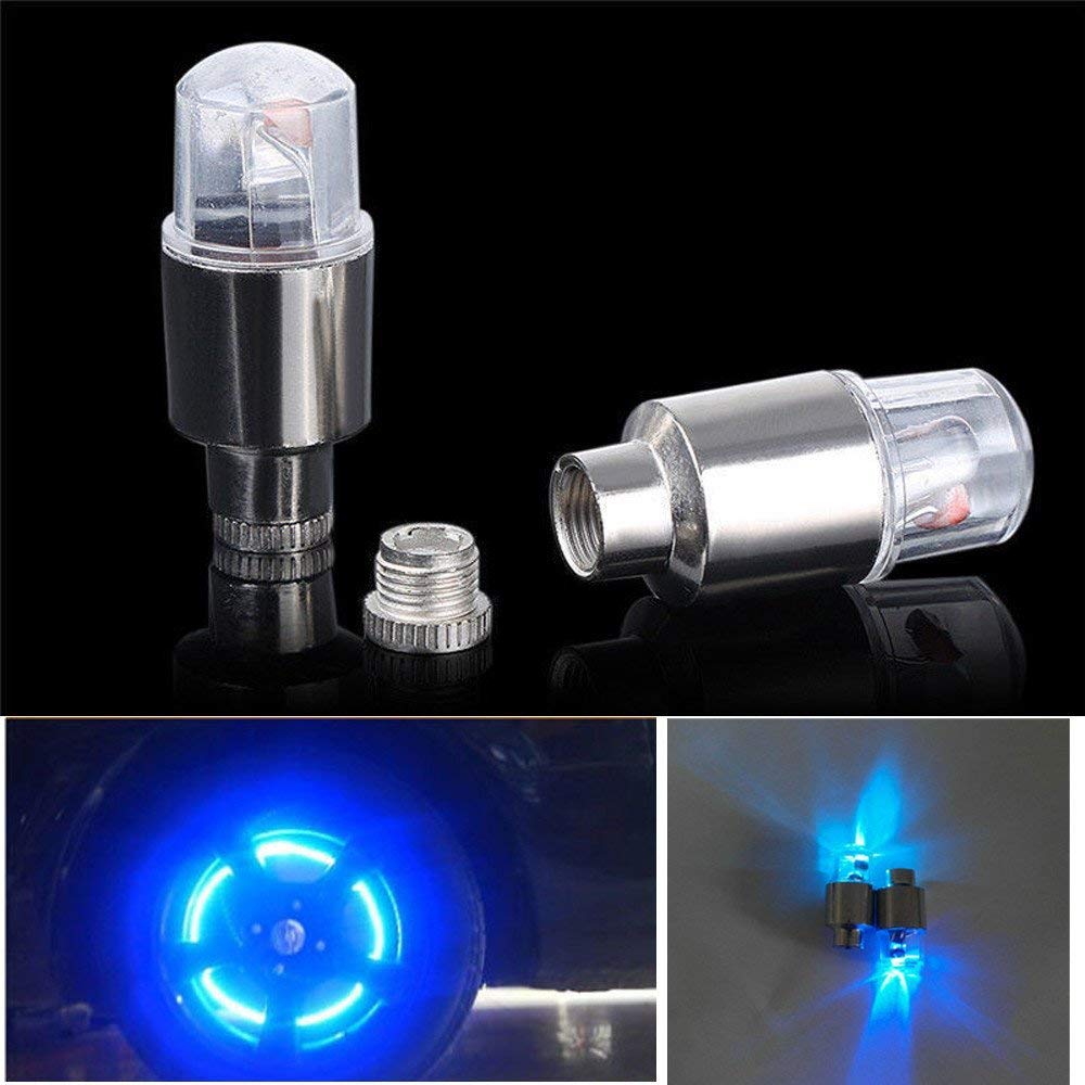 2pcs Led Wheel Lights Bike Tire Valve Stem Neon Light Desertcart