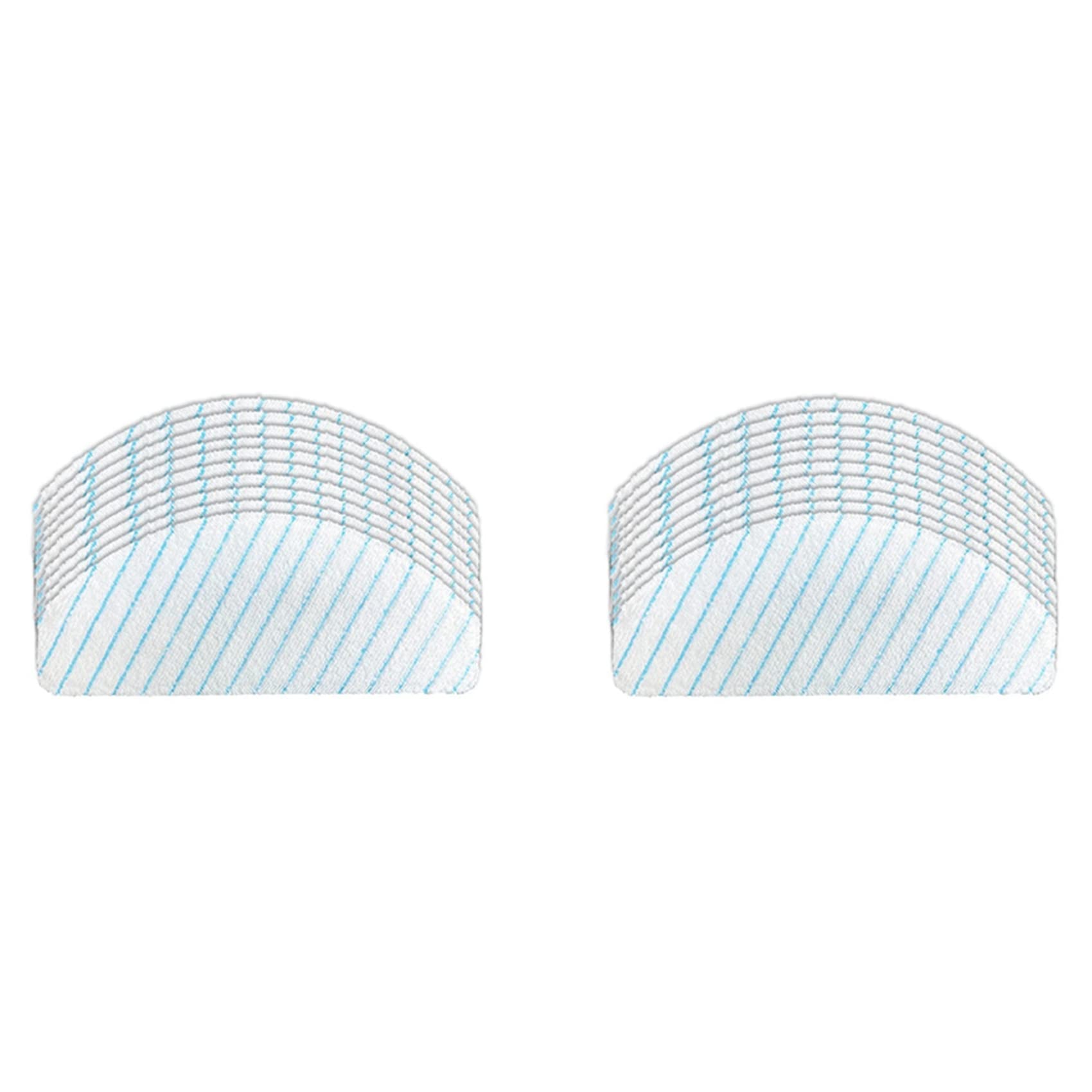 Hndhbfgrt 100Pcs Disposable Mop Pads for OZMO T8, T8 Max, T9 Power/Max T10 Robot Vacuum Cleaner Accessories