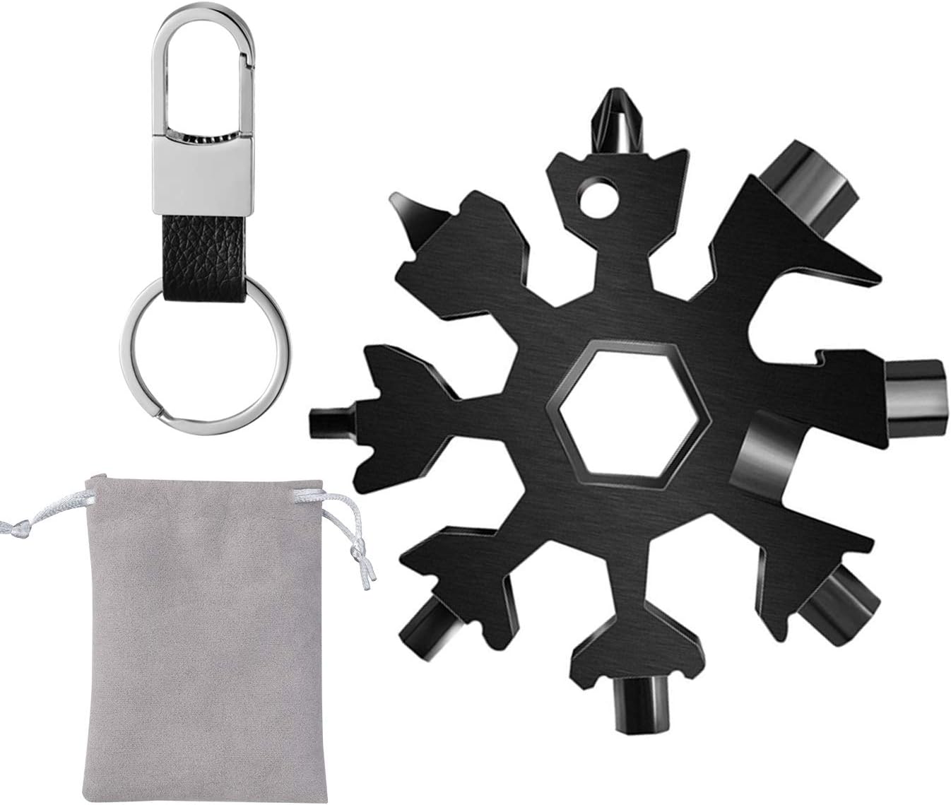 18 in 1 Snowflake Multi Tool, Stocking Stuffers for Men, Christmas