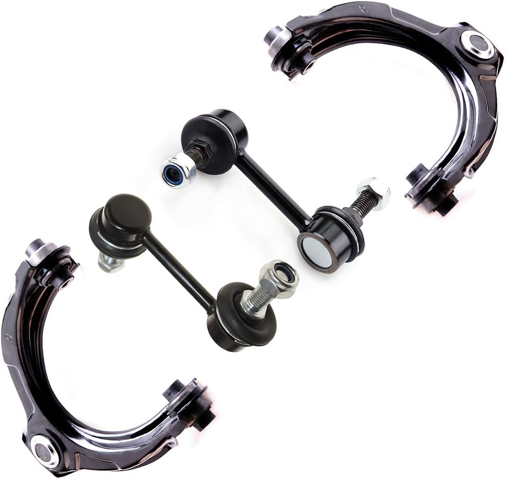 SCITOO 4pcs Front Suspension Kit Upper Control Arm Sway Bar End Link Fit 2009-2014 For Acura TSX 2008-2012 For Honda For Accord
