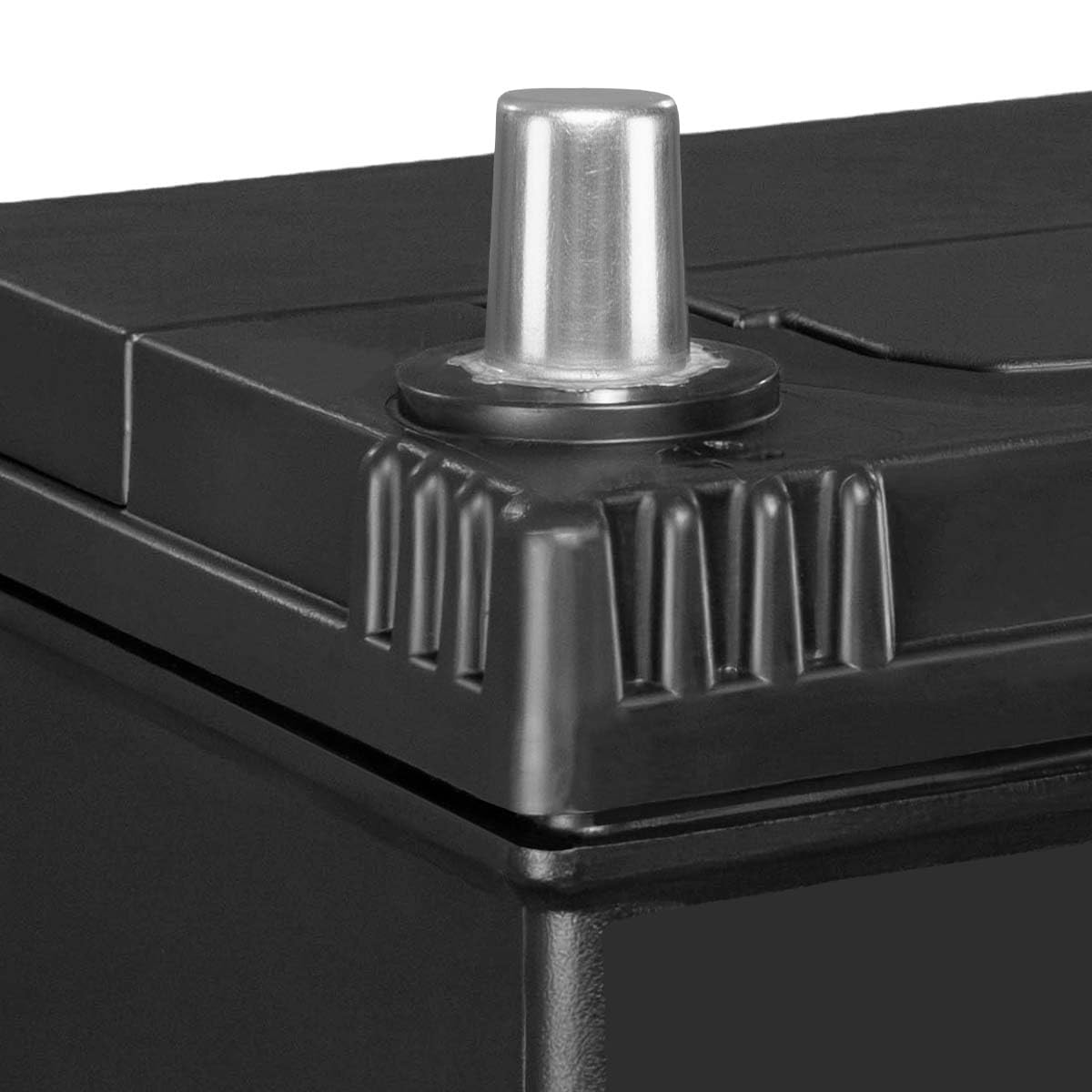 HeyVolt Asia Autobatterie 12V 42Ah 340A/EN Starterbatterie, absolut wartungsfrei ersetzt 35Ah 40Ah, Pluspol Links