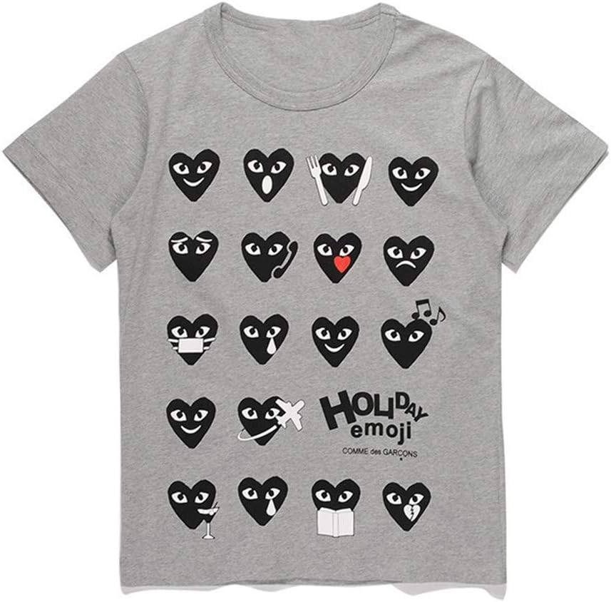 Fxxko Comme des Garcons Play Short-Sleeved T-Shirt Men/Women Christmas Limited Emoji