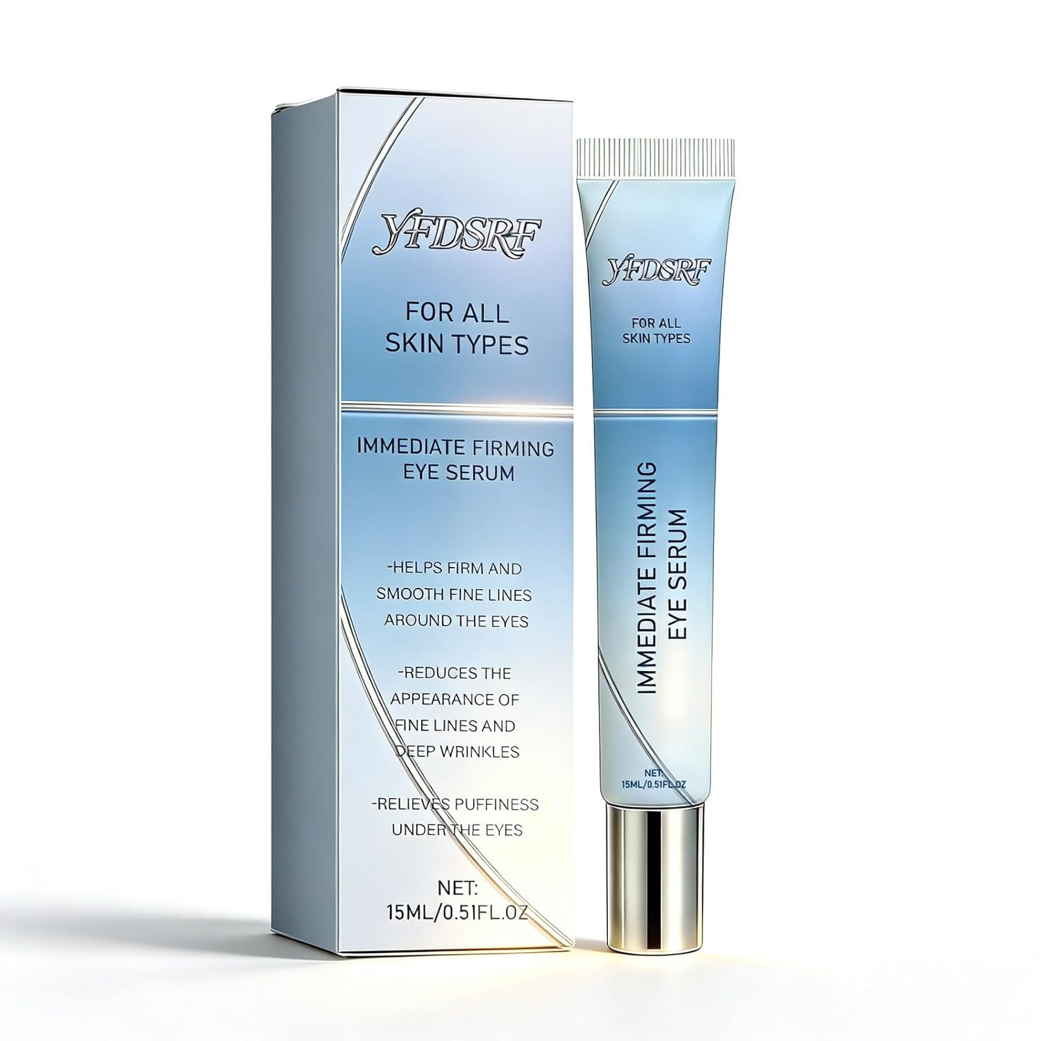 Rapid Reduction Eye Serum - Instantly Reduces Under-Eye Bags, Wrinkles & Dark Circles, Anti-Aging Treatment for Fine Lines and Crow's Feet, Full Size Tube (1)