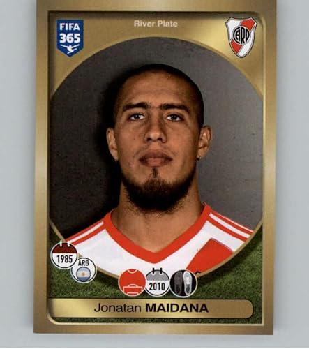 2016-17 Panini FIFA 365 Stickers CentralSouth America #193 Jonatan Maidana River Plate Official Soccer Album Sticker in Raw (NM or Better) Condition