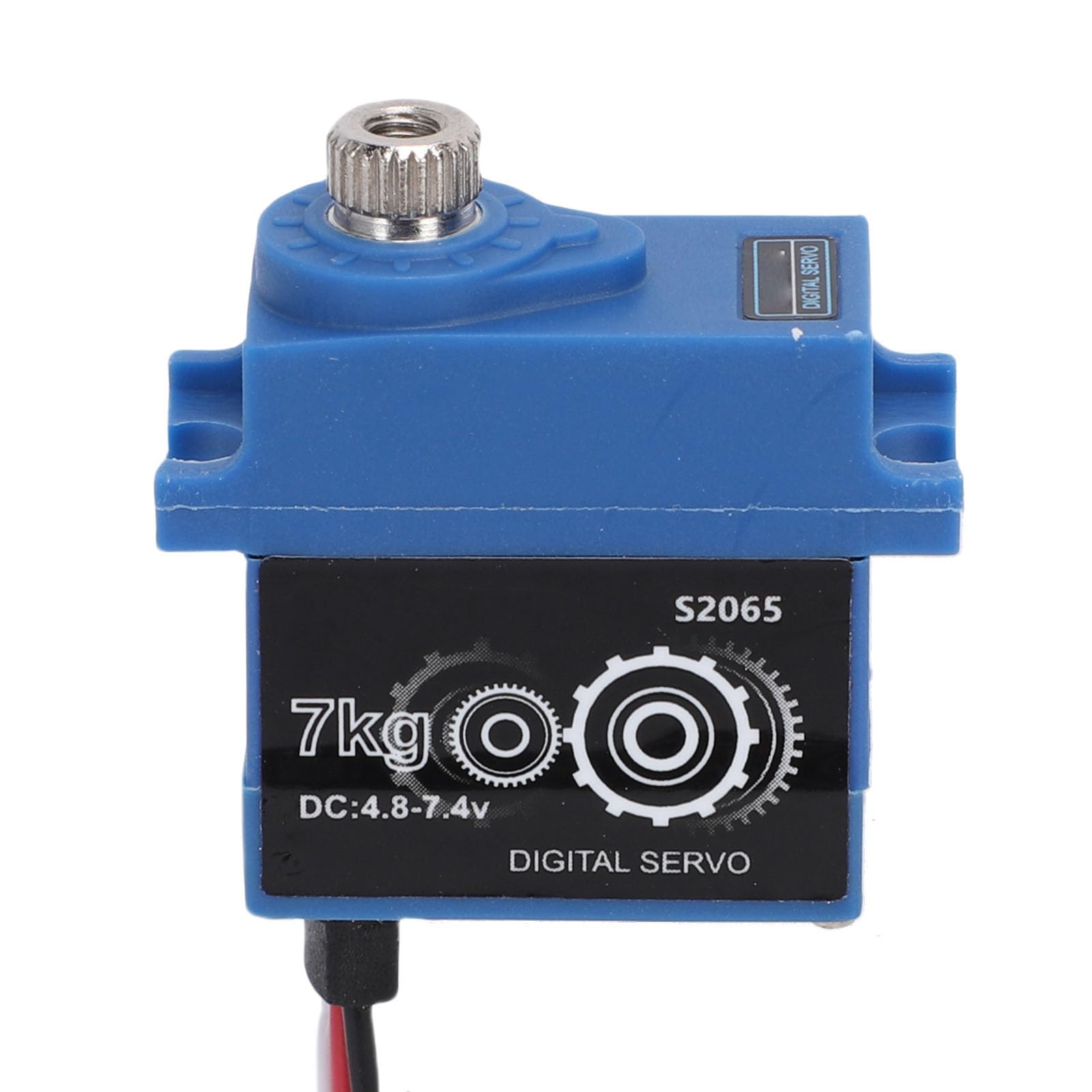 CHICIRIS Servo Digital RC, Servo Digital de Metal de Alto par Resistente Al Agua para SCX10 III 1/10 RC Crawlers, Mejora de Rendimiento de 7 Kg para Aventuras Todoterreno