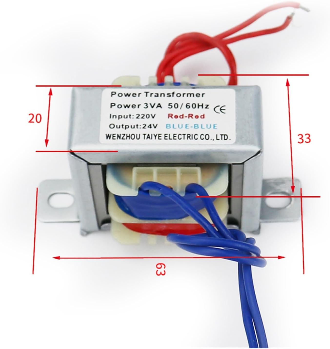 MeLphi Coil 3W/VA Power Transformer AC220V to 6V 9V 15V 24V IE Power Transformer Spot Welding Controller Electronic Audio Transformer (Color : AC220V Input, Size : 9V)