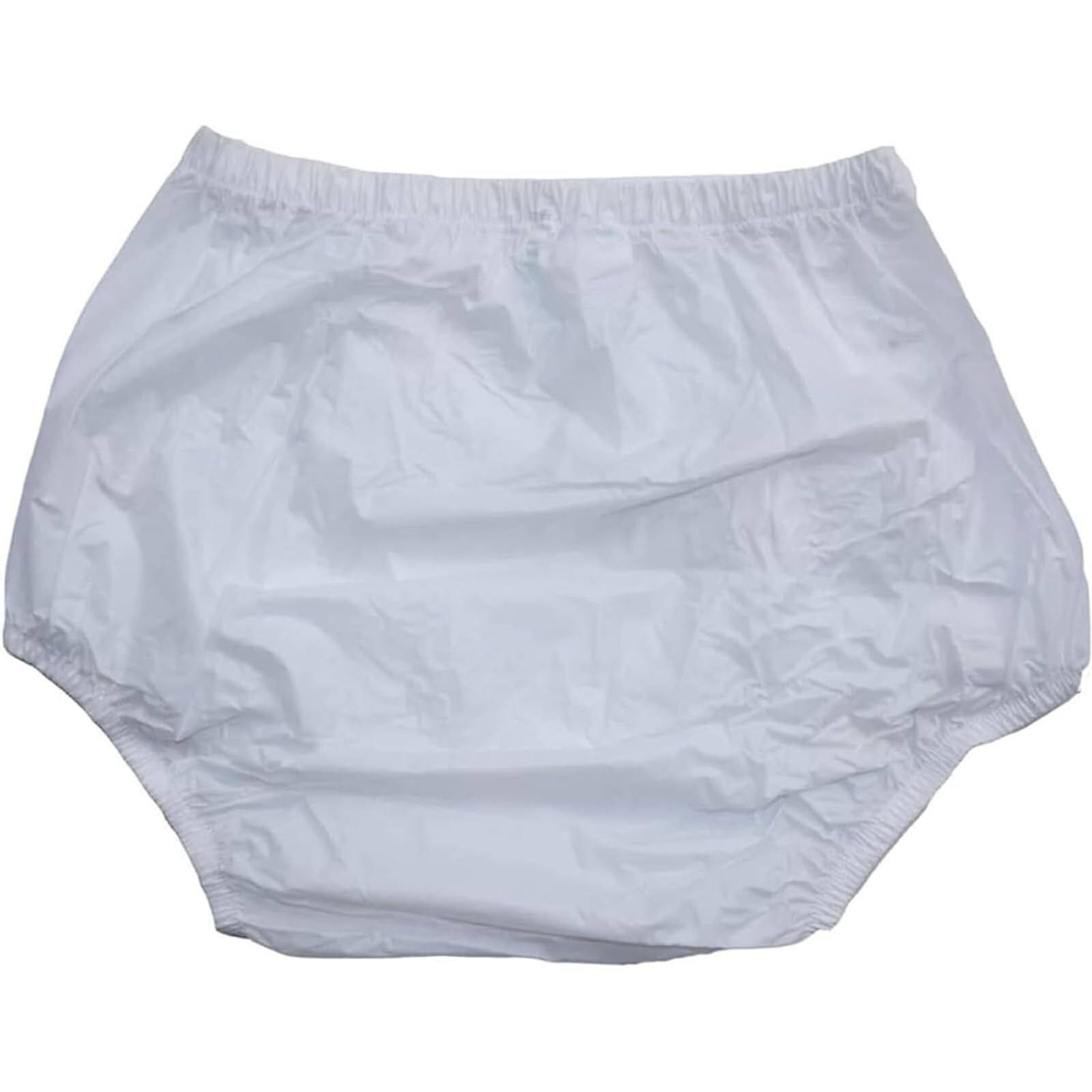 TAPIVA Adult Incontinence Pull-On Plastic Pants?PVC Plastic Pants, 3-Piece PVC Waterproof Pants, Adult Diapers, Adult Incontinence Pants?Reusable, Suitable for All Men and Women