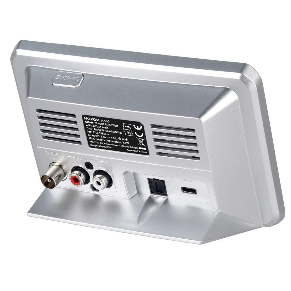 Noxon A 130 Silber - Audio Adapter, DAB+/UKW & Internet-Radio