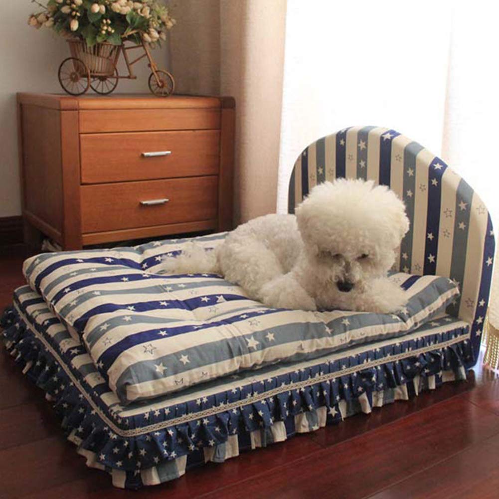 Soft Washable Dog Bed Pet Soft Foldable Pet Cat Pet Supplies Luxury Medium-Sized Dogs And Cats Sofa Bed, Energy Efficiency Class A