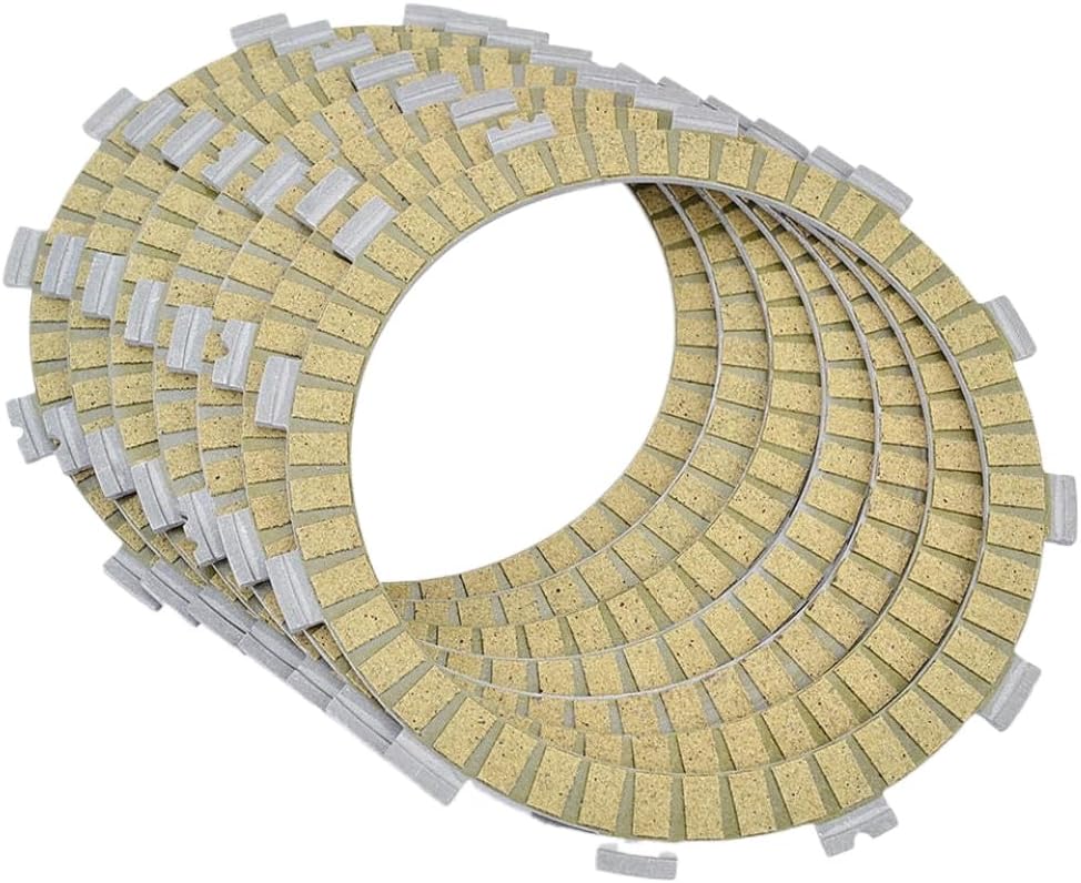 5TG-16321-00 Clutch Friction Disc Plate Compatible with MT07 MT-07 MT07A MT 07 ABS MTT690 MT-07 FZ07 FZ-07 FZ8 XSR700 Universal Fit Aftermarket Replacement