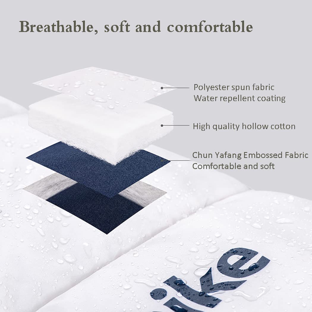 ikkle Sac de couchage double pour adultes, grand lit, sac de couchage pour 2 personnes avec 2