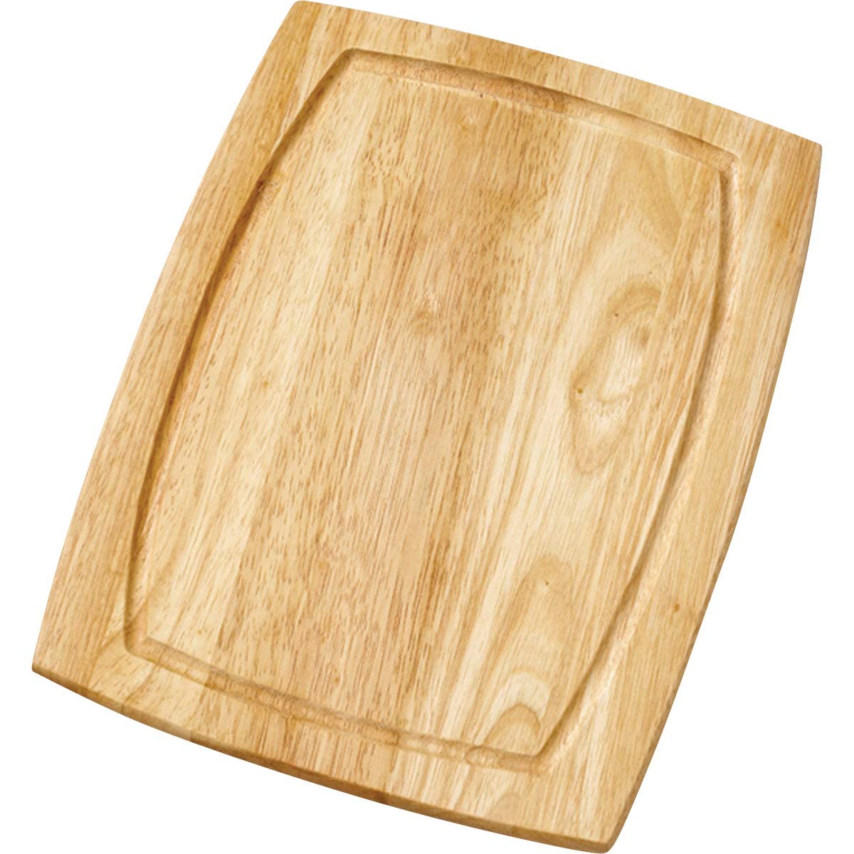 Farberware 78816-10 drewniana deska do krojenia z rowkiem kapającym, 20 cm po 25 cm, twarde drewno, naturalne