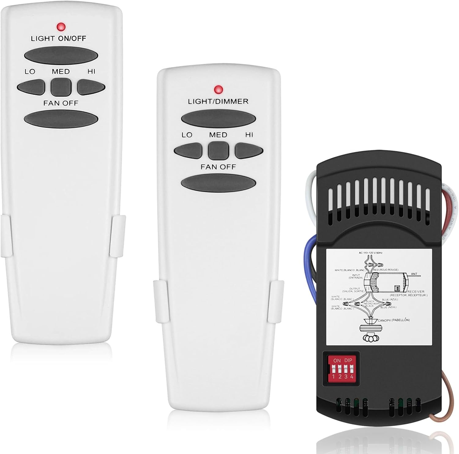Universal Ceiling Fan Remote Control Kit, Ceiling Fan