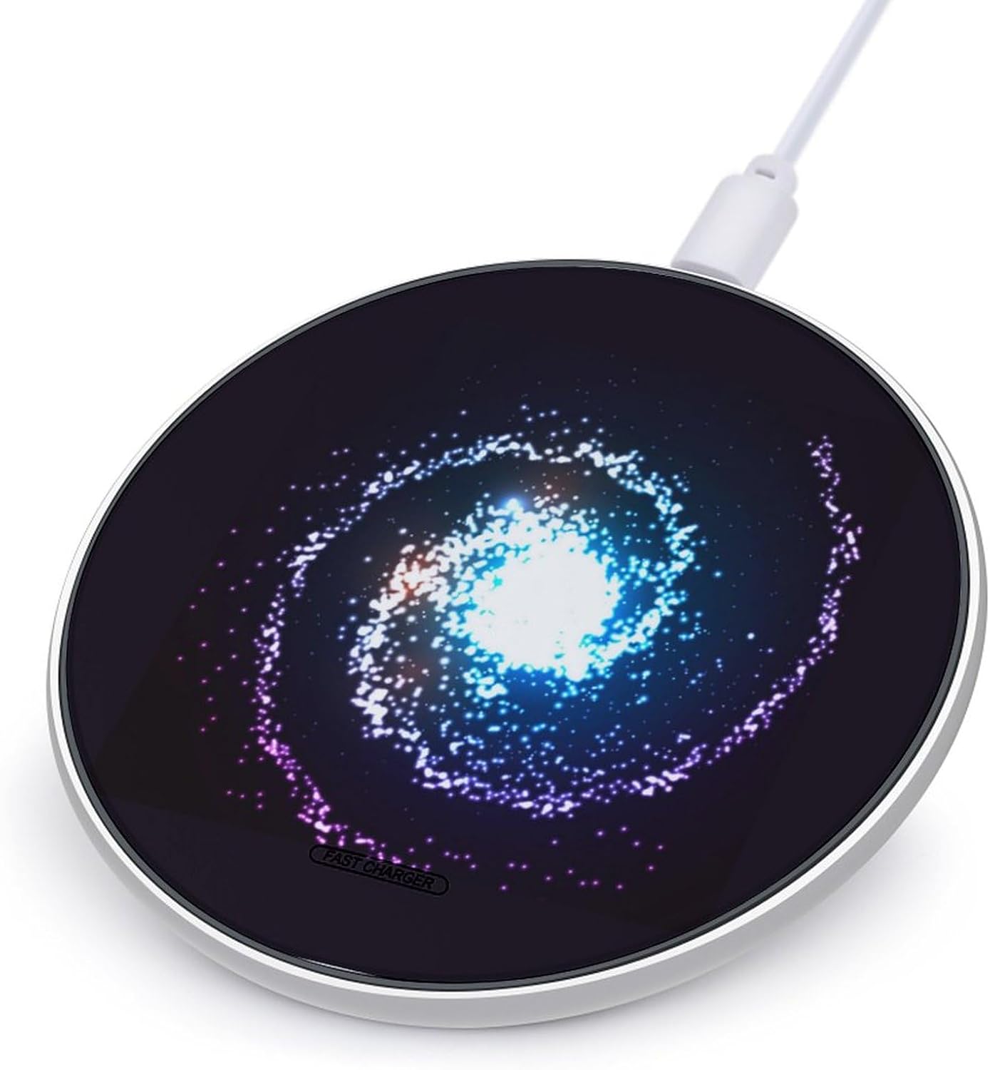 Space Galaxy Nebula Vortex Phone Wireless Charger Fast Wireless Charging Pad for Home Work Space Galaxy Nebula Vortex Phone Wireless Charger Fast Wireless Charging Pad for Home Work