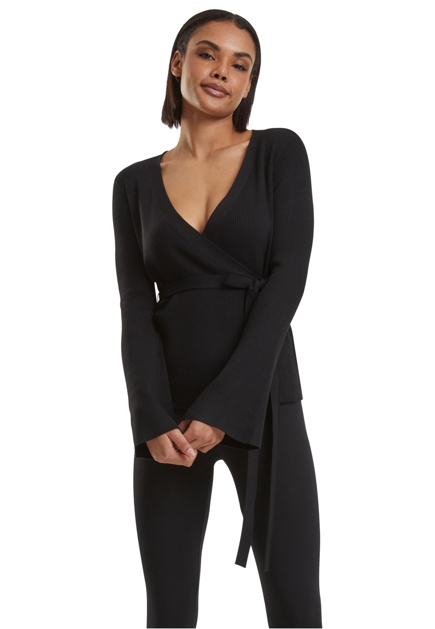 Urban Classics Women's Noir Chubby Cardigan