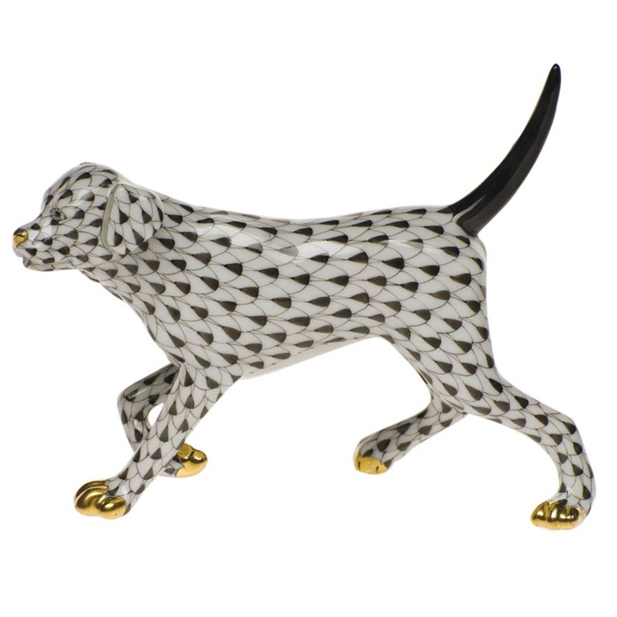Amazon.com: Herend Dog Labrador Retriever Figurine Black Fishnet