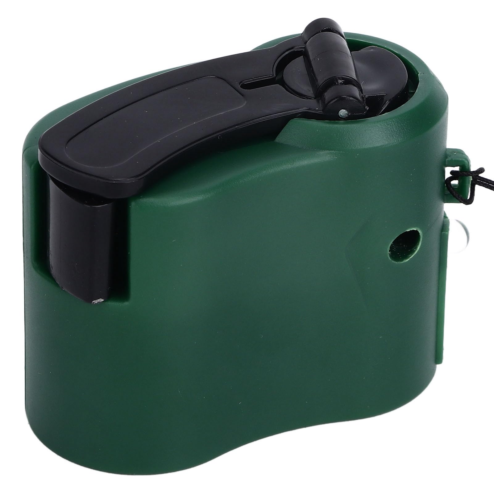 Eminchu USB Hand Crank Portable Emergency Charger 5.5V 600mA LED Light for Outdoor Hiking (Green)
