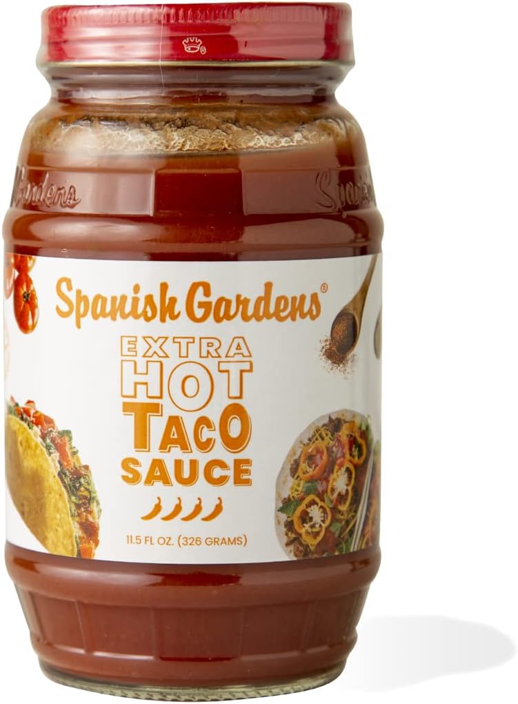 Spanish Gardens Taco Sauce (6 Pack) — Extra Hot Taco Sauce