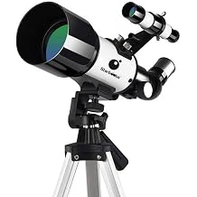 Refractive Astronomical Telescope, Intelligent Star Search 48Mirror Telescope with Tripod for 360 Degree Adjus