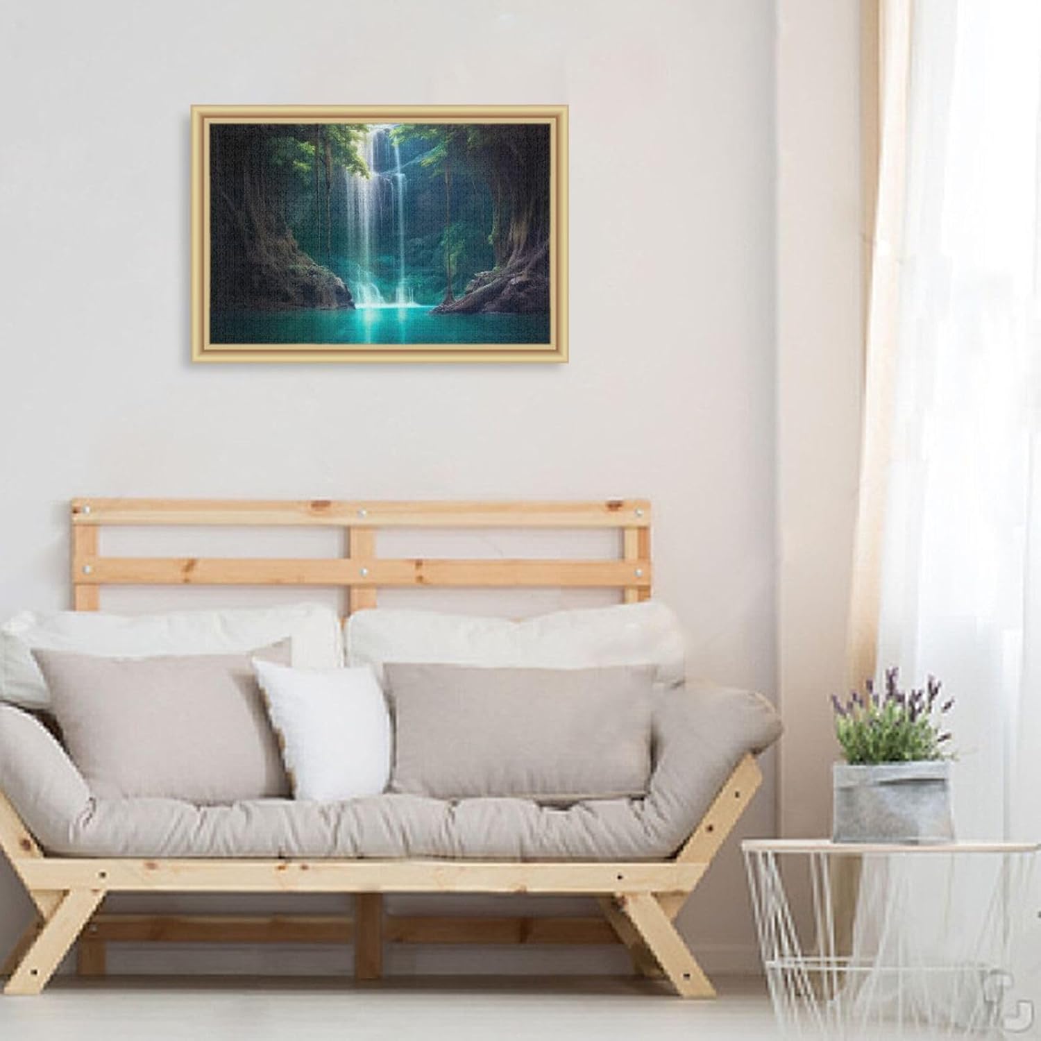 Isolated Waterfall Jigsaw Puzzle for Adults 1000 Piece Wooden Puzzle Educational Games Toy Gifts Home Decor
