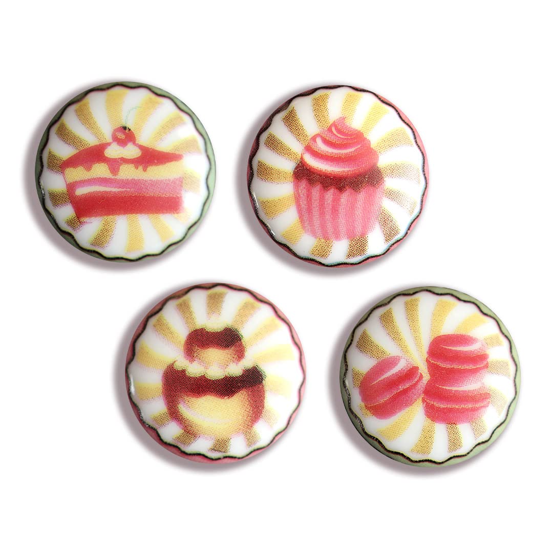 ArtFun Lot 1000 FEVES Collection I Love Cake - Feve Galette des Rois Epiphanie Premium - Feve Porcelaine Alimentaire
