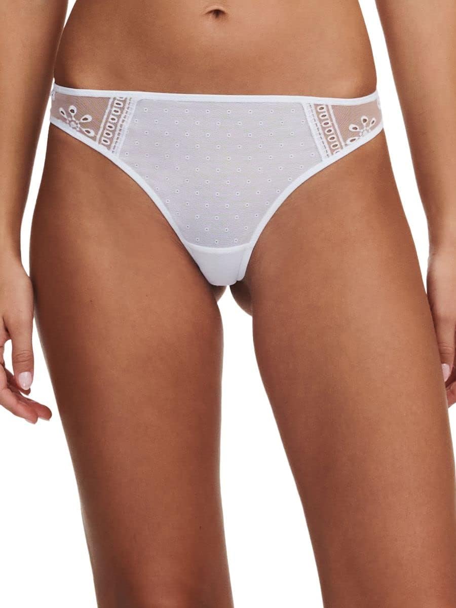 Passionata by Chantelle Prisca Briefs Mid Rise Tanga Knickers Briefs Lingerie White
