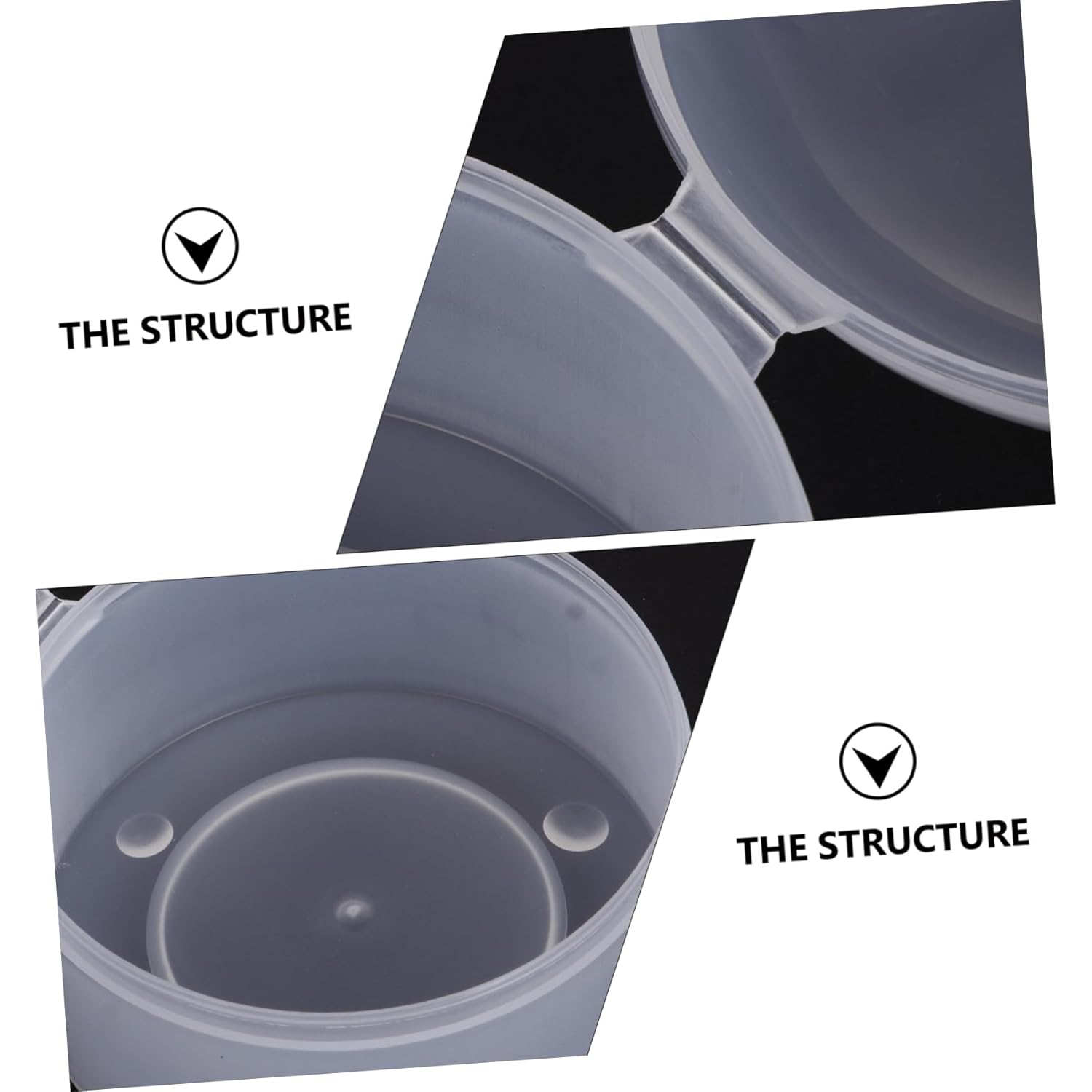 Vaguelly 10pcs Pacifier Storage Box Transparent Pacifier Holder Cases for Storage Durable for Traveling with Soothers