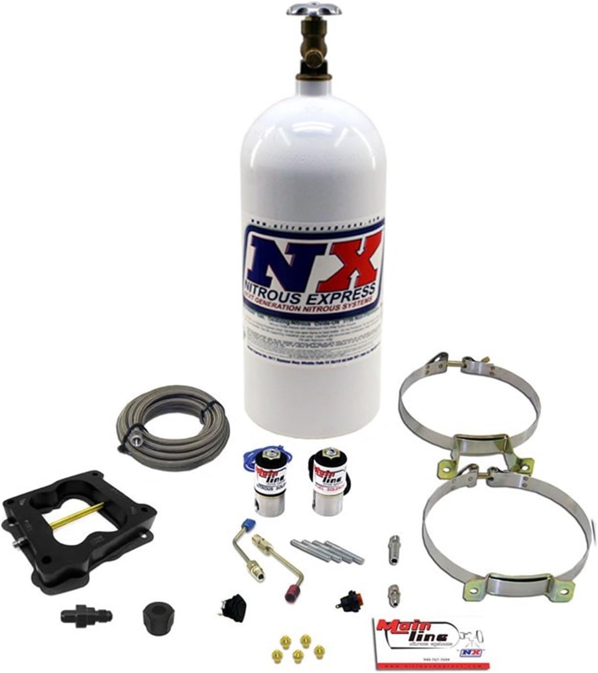 Nitrous Express Mainline QJet Carb Nitrous Kit w/10lb