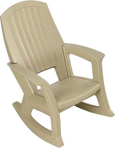 Miniatura 5 de Semco Plastics Rockaway - Mecedora de plástico resistente para todo tipo de clima, para porche al aire libre, terraza del hogar y patios traseros,
