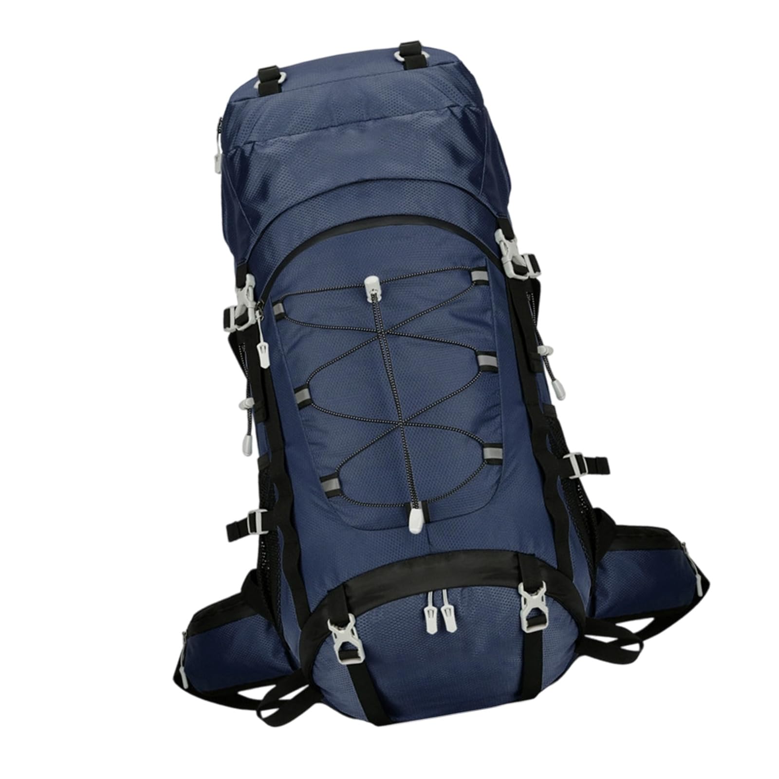 Robuster 60-Liter-Trekkingrucksack, ergonomisch, verstellbarer Schultergurt, Wanderrucksack, mehrere Fächer, für Camping, Outdoor-Ausrüstungstasche