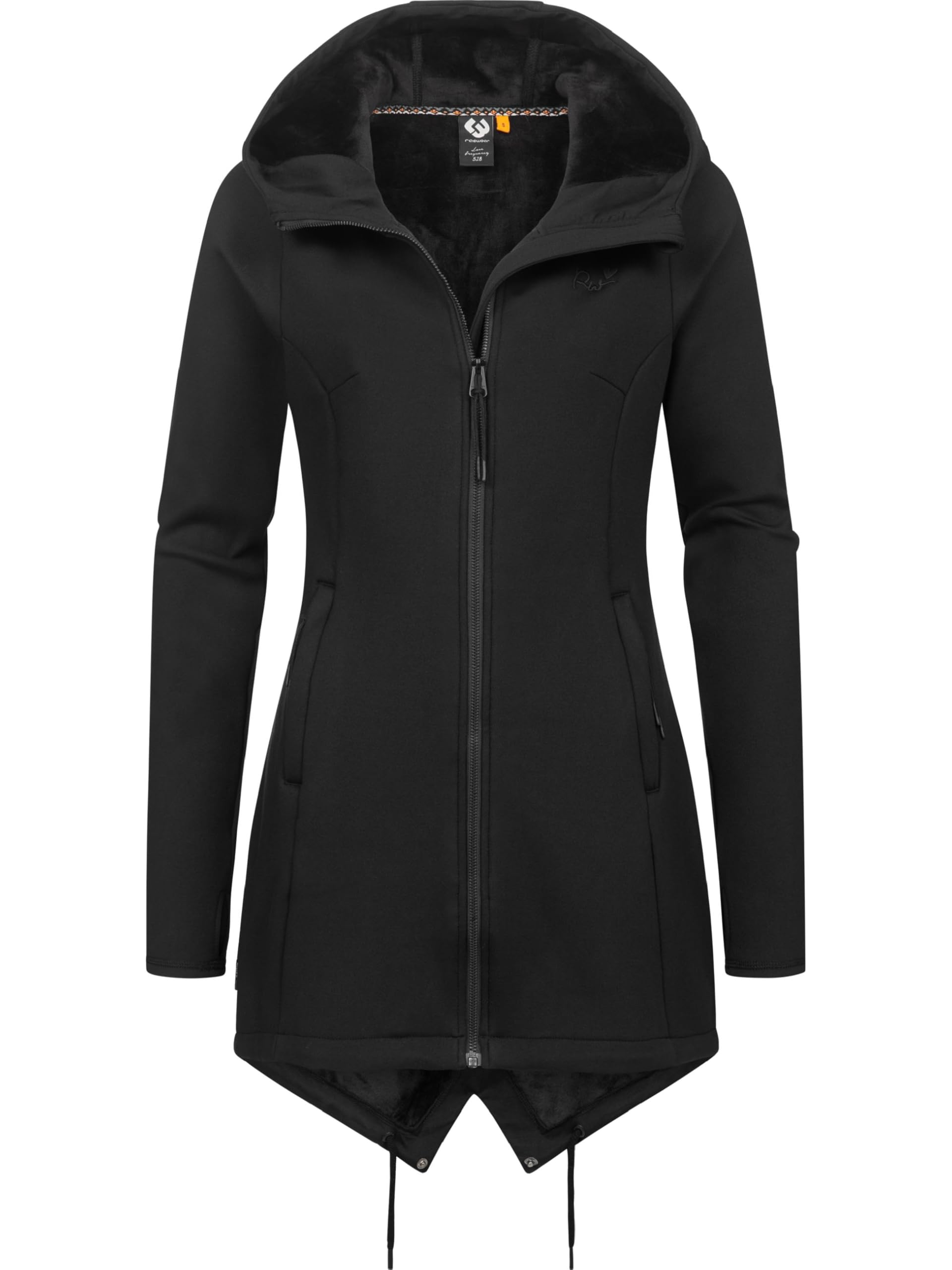 Ragwear Damen Kurzmantel Softshellmantel mit super kuscheligem, warmem Fleece-Innenfutter Wingi YOUMODO XS-3XL
