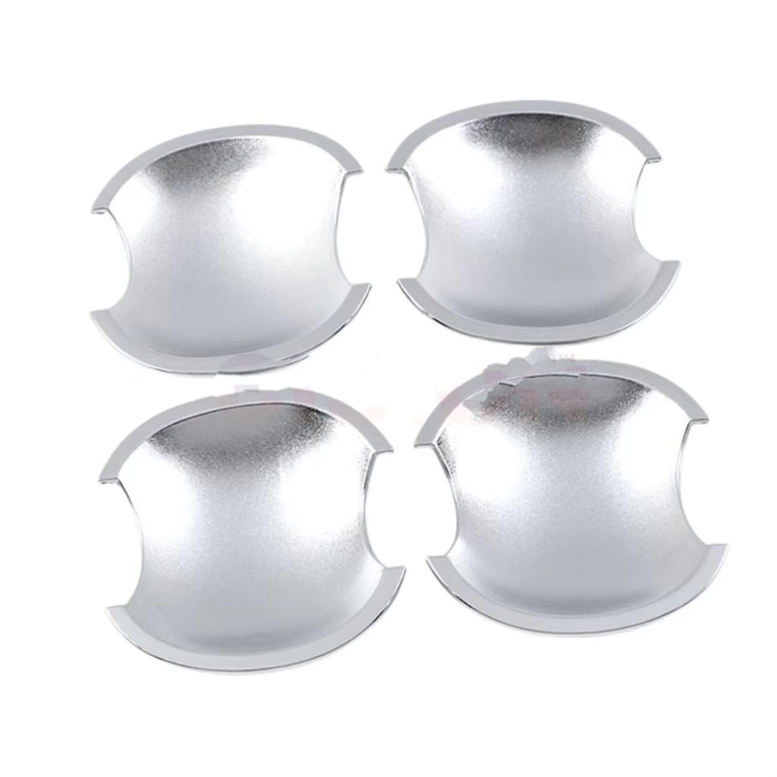 Lzbzhb 4X Door Bowl Cover Car Exterior Outsidedoor Handle For Kia For Soluto For Pegas For Cerato For Forte Chrome Exterior Car Door Handle Bowl Cover Trim Abs(4X Door Bowl Cover)