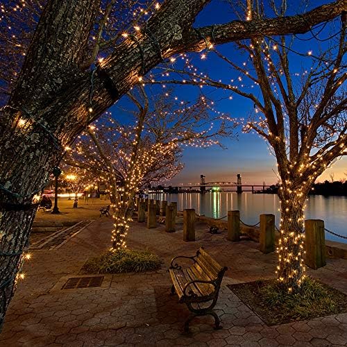 Uten Christmas Fairy String Lights 30M 300 LED Strips Warm White Festival Decorations Party Wedding Indoor Outdoor