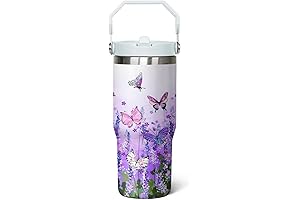 30 Oz Iceflow Flip Tumbler: The Perfect Butterfly Gift for Hydrated Sisters