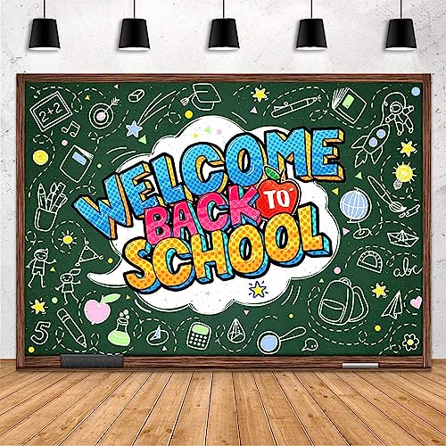 Photographie de retour à la maison fond de scène 3x2,1m pour fête de rentrée scolaire