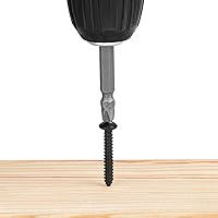 Vista 6 de MewuDecor Tornillos autorroscantes #4 x 1/2" de cabeza redonda Tornillos para chapa metálica y madera, óxido negro, acero inoxidable 304 18-8, 100