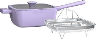 Lavender Ceramic Nonstick Square Pan Set