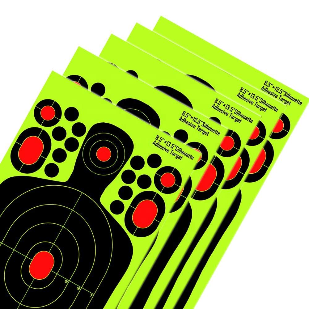 24,1 x 36,8 cm/14,5 x 9,5 Pollici Human Splatter Targets/Schüsse platzen HellGelb/Einschuskennung Auf Langen Distanz