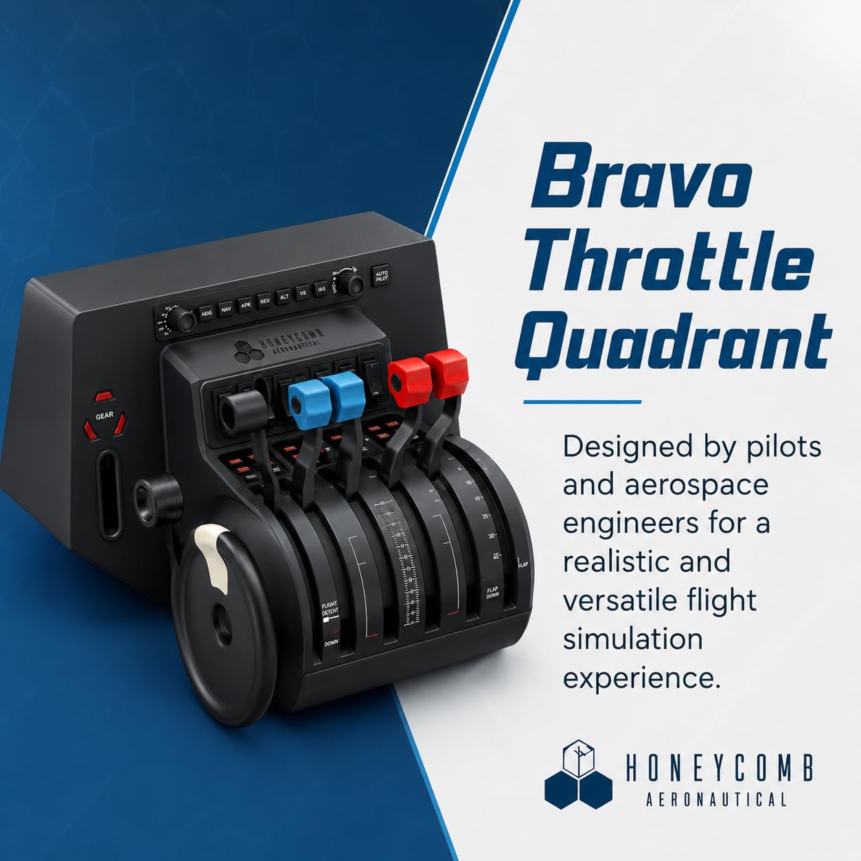 Amazon.com: Honeycomb Aeronautical Alpha Flight Controls Yoke with