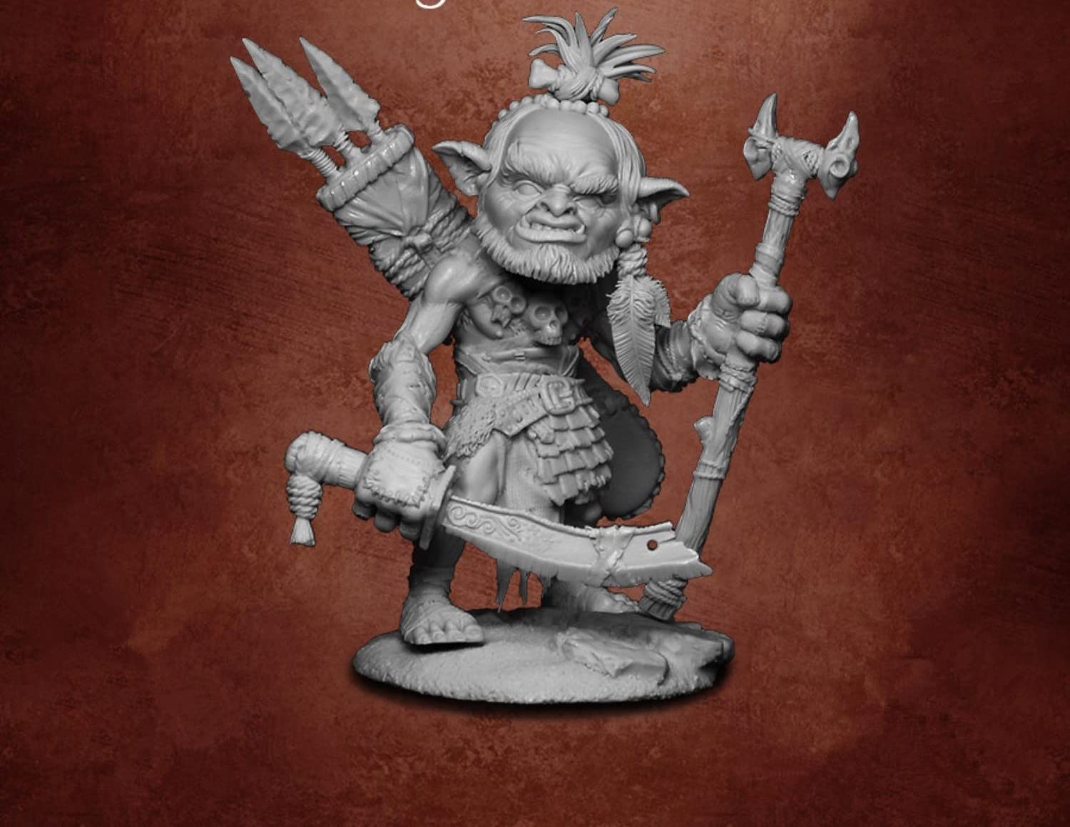54-mm-Harzfiguren-Modellbausätze GK-Krieger, unmontierter und unbemalter Bausatz 241