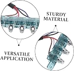 Angoily 5-Button Range Hood Switch Control Panel Replacement Part Universal Fit for Kitchen Ventilation Home Restaurant Hotel Easy Installation