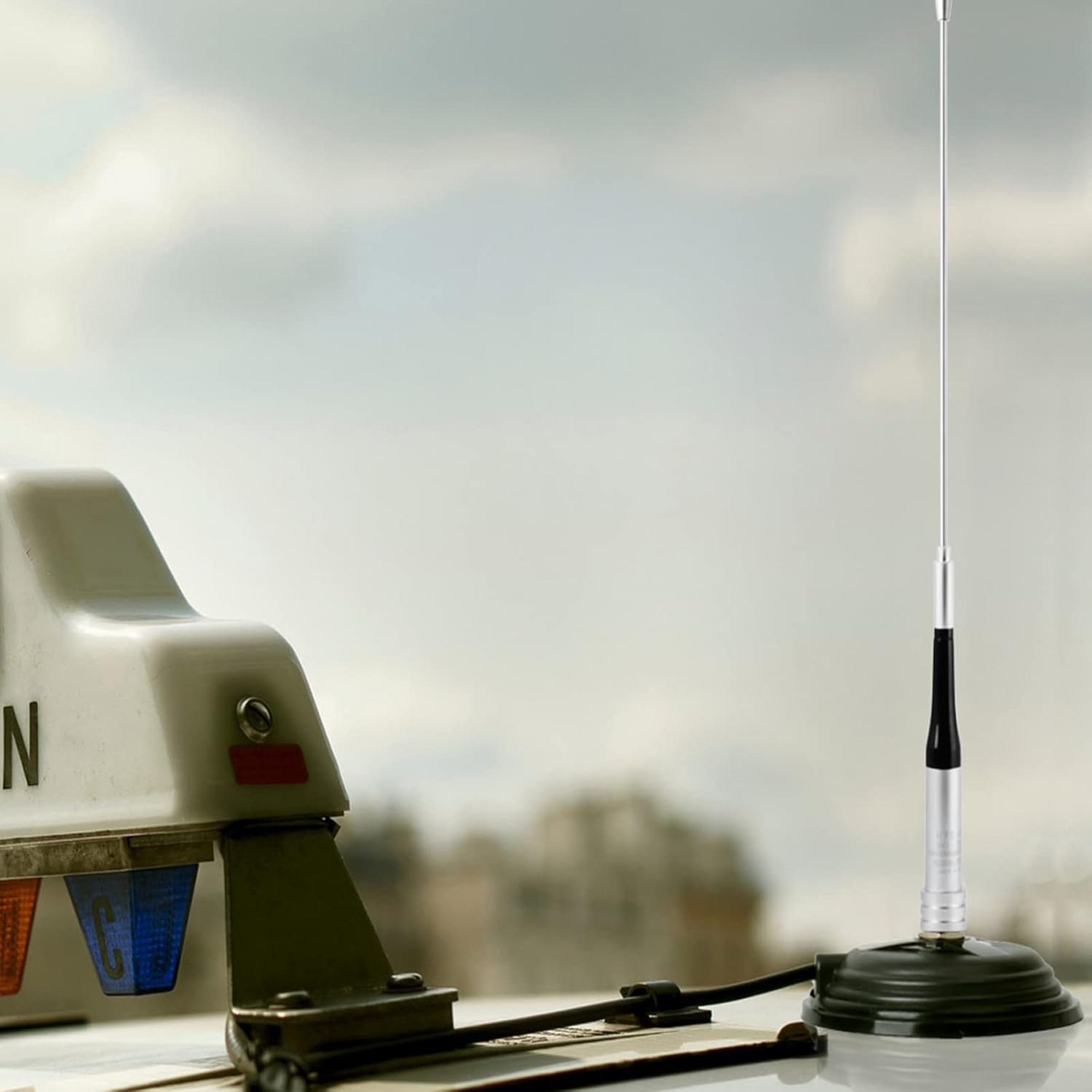 HYS Amateur VHF/UHF Mobile Radio Antenna with Mount