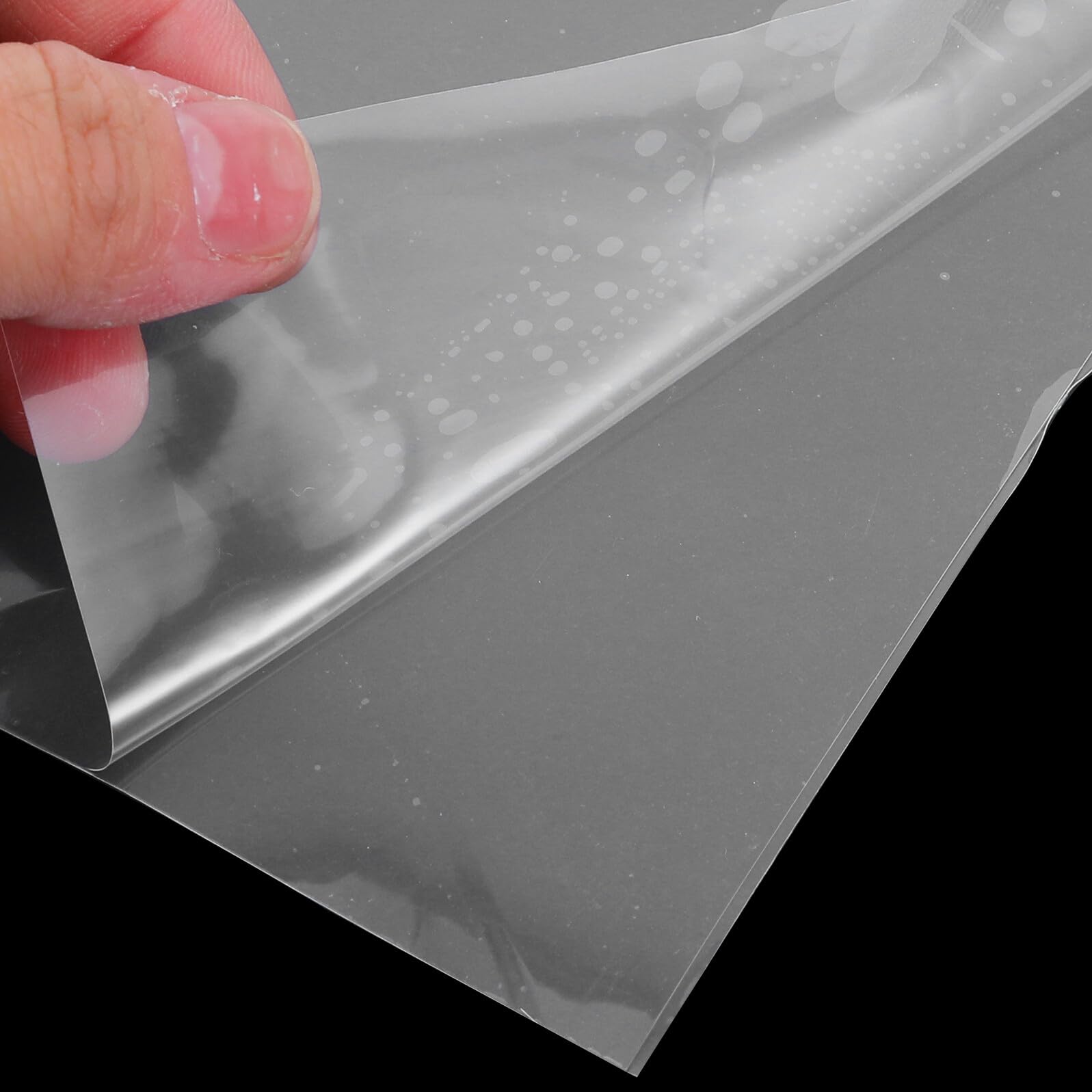 Sosoport Pellicola di Rilascio Trasparente Fep 95% Alta Trasmissione 140x200 Mm 0,15 Mm Kit 5 Pezzi per Stampanti 3d Resina Compatibile Modelli Principali Uso Industriale e Stampa Continua