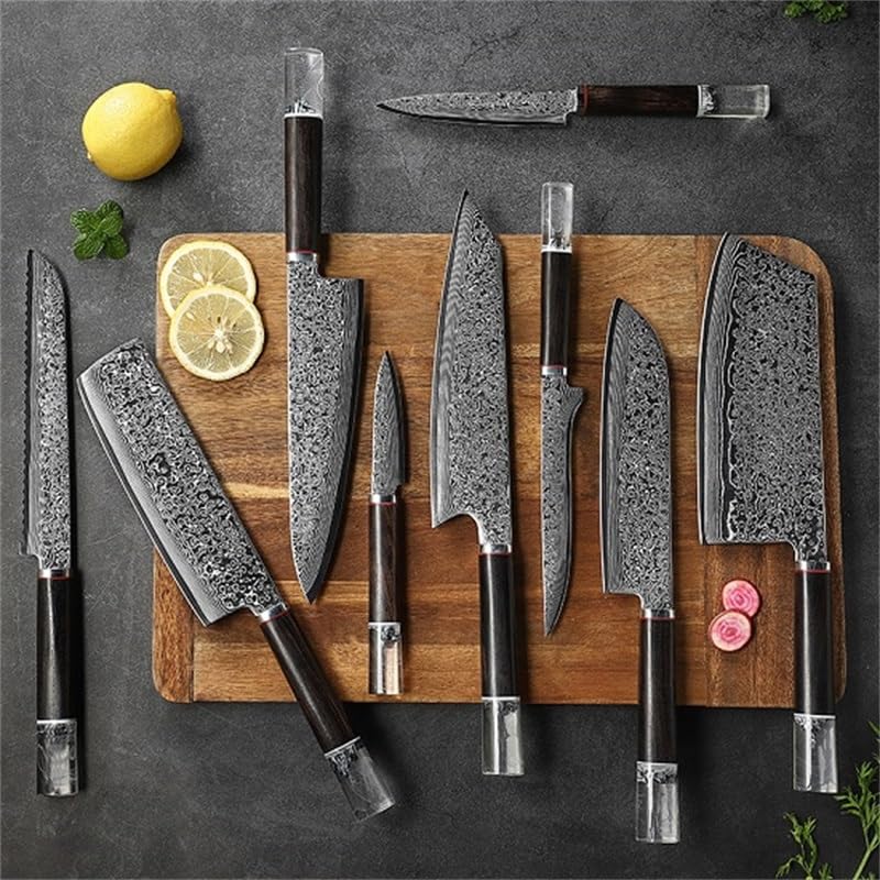 Set Cuchillos Cocina 9 Piezas Acero Inox Base miniatura 7