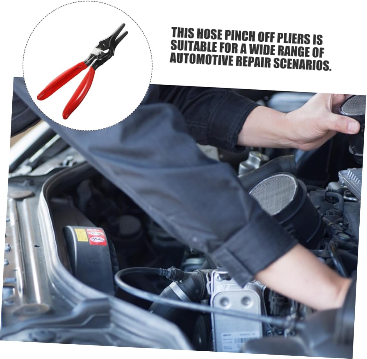2pcs Hose Removal Pliers Tool for Automotive Cooling Systems Construction Vacuum-Sealed Design for Easy Storage and Portability